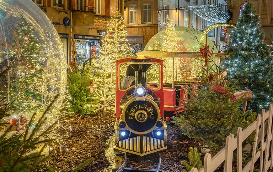 Le train animé festilight